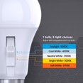 thumbnail image 5 of Feit A19 E26 (Medium) LED Motion Activated Bulb Tunable White/Color Changing 100 Watt Equivalence 1pk, 5 of 18