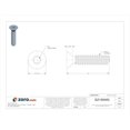 thumbnail image 3 of #4-40 x 1/2" Flat Head Torx Machine Screw, 100 pk., 3 of 4