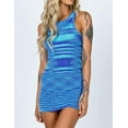 thumbnail image 5 of Women’s Halter Neck&nbsp;Bodycon Knitted Dress Bandage Y2K Sexy Summer Beach&nbsp;Backless Mini Dresses, 5 of 8