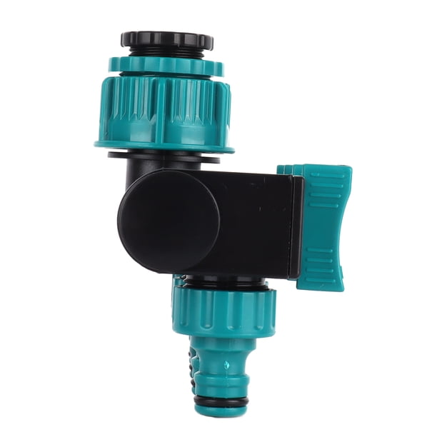 Conector de manguera, divisor de manguera de 4 vías, equipo de riego de jardín, divisor de grifo, compacto y ligero Jadeshay A