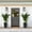 16IN-Black, variant on Outdoor Planters, Tall Wicker Planter Set of 2 with Self-Watering Technology & Water Level Gauge, Indoor/Outdoor Garden Decor for Home, Office, Balcony