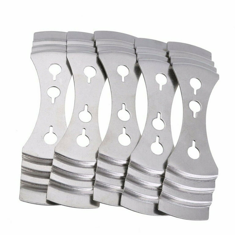 20 three-hole wick holders, metal wick centers, silver stainless steel wick  holders wick holders for candle making