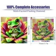 thumbnail image 2 of 5D DIY Diamond Art Kits for Adults Beginners,Frog Diamond Dots Gem Art,Home Wall Decor 13.8x13.8inches., 2 of 7