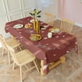 thumbnail image 3 of Red Christmas Tree Pattern Rectangle Tablecloth 60"x120",Waterproof Polyester Rectangle Table Cloth, Wipeable Spillproof Polyester Tablecloth for Dining, Camping, Indoor and Outdoor, 3 of 6