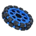 thumbnail image 1 of Omnidirectional Wheel, Aluminum Alloy + Silicone Silent Operation DIY Industrial Robot Part 30kg Capicity With Rolling Bearing For Project Double Row UM5604-0014-0152 39mm, 1 of 8