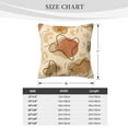 thumbnail image 4 of ZICANCN Watercolor Minimalist Lines Throw Pillow Covers, Bed Couch Sofa Knit Decorative Pillow Covers for Living Room Farmhouse, 12"x12", 4 of 8