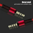 thumbnail image 2 of Replacement 3.5mm Cable for Headphones Car Auditory Integrated Microphone Voice Control Plated Coppered Wire, 2 of 8