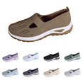 thumbnail image 2 of XIMIN Orthopedic Anti-Slip Sole Shoes for Women Slip-on Casual Sneakers Comfort Non Slip Work Travel Sneakers Woven Arch Support Lightweight Breathable Soft Sole Walking Shoes, 2 of 8