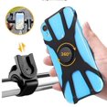 thumbnail image 1 of Soporte para teléfono para bicicleta, soporte para manillar de motocicleta, soporte para teléfono para bicicleta de silicona con rotación de 360, compatible con Iphone 13/12/11 Pro Max Xs Max Xr X 8, 1 of 5