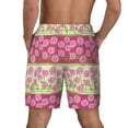 thumbnail image 4 of Goofa Flowers Printed Men's Swim Trunks Board Shorts Quick Dry Mens Swimming Trunks with Compression Liner,Breathable Fit Hawaii Beach Shorts-Small, 4 of 9