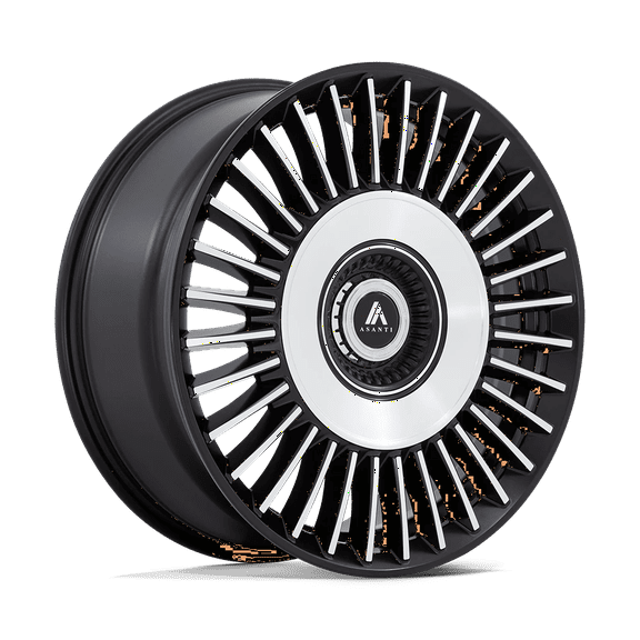Asanti Black Cast Aluminum Wheel AB40 22x9 5x115/120 S-BLK BR-MCH-FC 15mm, AB040MD22902015