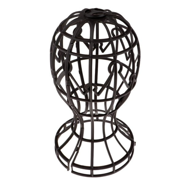 Soporte de Peluca de Plástico Marrón Sunnimix Soporte del titular de la peluca