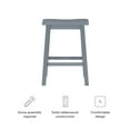 thumbnail image 4 of Powell Logan Counter Stool, Grey, 4 of 16