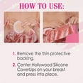 thumbnail image 5 of Hollywood Fashion Secrets Sticky Bra Silicone Nipple Covers for Women, 1 Pack, Light Shade, Size 2, 5 of 7