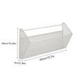thumbnail image 3 of Fasiaou 16x10x2 Inch Wall Mounted Slipper Rack for Bathroom, No-Drilling Shoe Storage Rack for Door, Adjustable Stainless Steel Design,As Show, 3 of 6