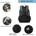 thumbnail image 4 of FORMRS Unisex School Backpack 17" Student Travel Bag with Laptop Compartment, Floral Forest Scene, 4 of 7