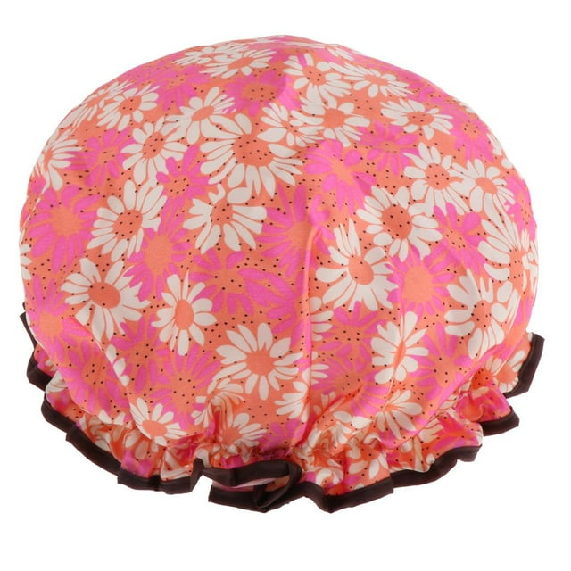 TISHITA Reusable Waterproof Cap 2 Layers SPA Saunas Shampoo Protection Hat for Women and F