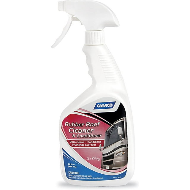 Camco 41063 Rubber Roof Cleaner & Conditioner For RV, Camper Or Trailer