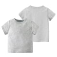 thumbnail image 2 of YTDSCS Kids Baby Boys Summer T-Shirt Short Sleeve TShirt Tee Soft Solid Color Tees for 1-8Y, 2 of 9