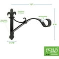 thumbnail image 3 of Achla B-40 12 in. Fleur-de-Lis Bracket, 3 of 5