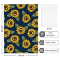 thumbnail image 2 of 4 Pcs Funny Kitchen Towels,Blue Sunflower Leaf Pattern Microfiber Dish Towels,Kitchen Tea Towels,Kitchen Towel Set (18" X 26"), 2 of 7