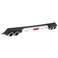 thumbnail image 3 of Rear Bumper Lip Rear Bumper Diffuser Car Refitting Rear Bumper Lip 4-Outlet Dual Color Diffuser Car Refitting Fit For  City 15-17, 3 of 8