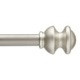 thumbnail image 1 of Kenney Kendall Standard Decorative Window Curtain Rod, 28-48", Brushed Nickel, 1 of 5