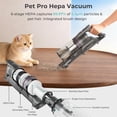 thumbnail image 4 of Candy Cordless Vacuum Cleaner,45Mins Vacuum Cleaners for Home,Stick Vacuum,Strong Suction,Removeable Battery,Anti-Tangle,One Click Clean,Lightweight, 4 of 7