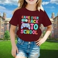 thumbnail image 2 of LEKDFST First Day of School Graphic Tees for Girls Boys Kindergarten 1st 2nd Grade Back to School T-Shirts Kids Cute Preschool Shirts 6-7 Years, 2 of 5