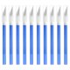 thumbnail image 1 of Cuchillo de utilidad de precisión Uxcell de 10 piezas Exacto para tallar manualidades en azul, 1 of 6