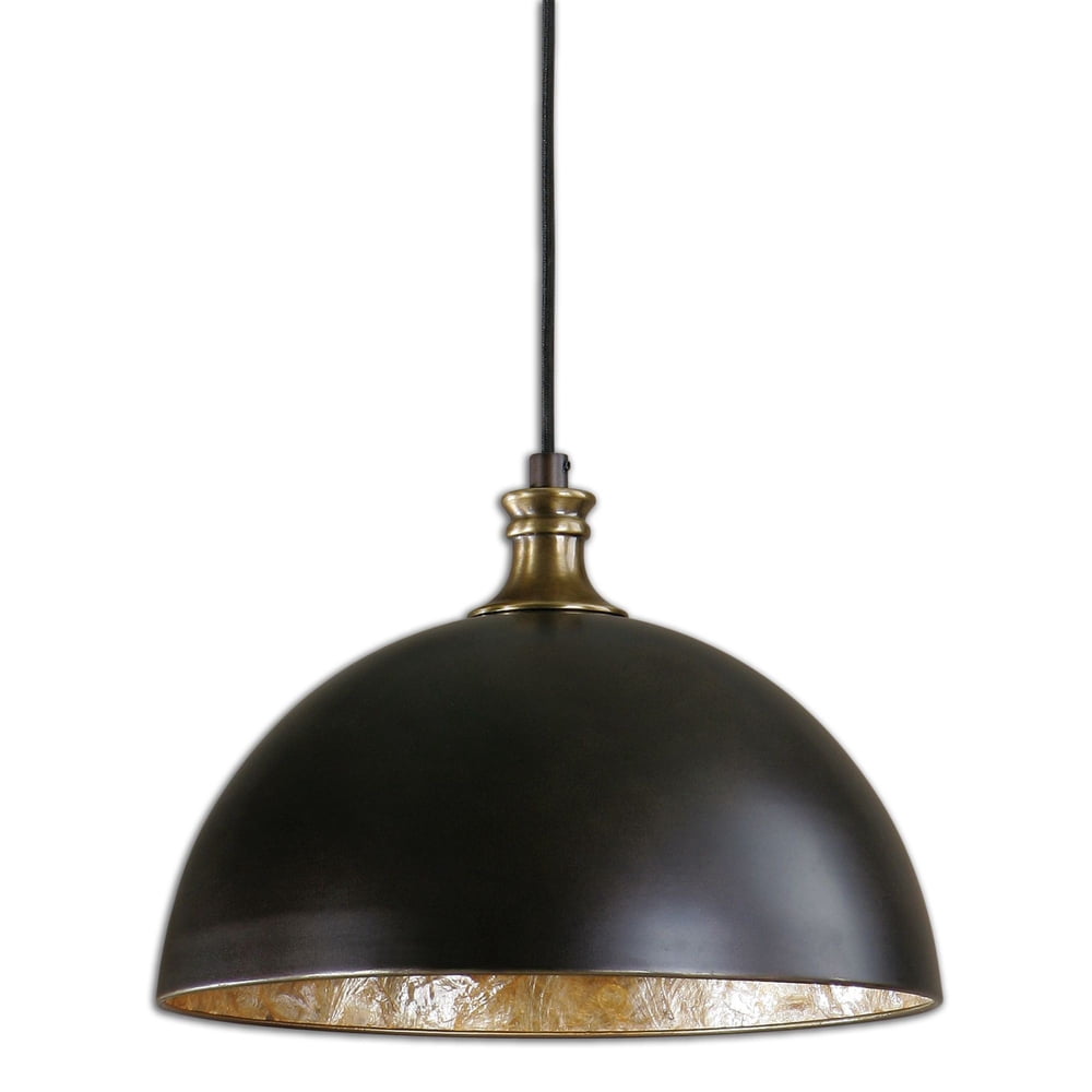 Uttermost 22028 Placuna 16" Wide 1 Light Rustic Dome Pendant - Walmart