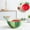 As Shown, variant on Ceramic Bowl Set - Hand Painted, Versatile for Fruit & Kids, Eco-Glaze, Microwave & Dishwasher Safe, Home Tableware