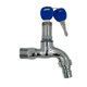 thumbnail image 1 of Grifo antirrobo con rosca macho de 1/2", interruptor giratorio de metal, grifo de aleación para cocina, jardín exterior, con llave de seguridad., 1 of 4