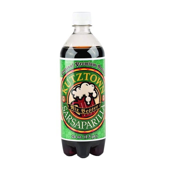 Kutztown "Nix Besser" Sarsaparilla Soda, 24 Oz. Bottles (Pack of 6)