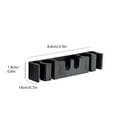 thumbnail image 3 of Fridja Self-adhesive Power Cord Holder Mobile Phone Data Cable Organizer Headphone Cable Organizer Desktop Cable Clamp, 3 of 9