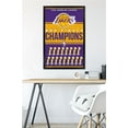 thumbnail image 6 of NBA Los Angeles Lakers - Champions 23 Wall Poster, 22.375" x 34" Framed, 6 of 6