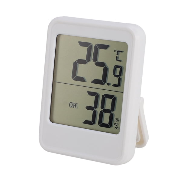 LAZIOEGR Digital Hygrometer – Accurate Large‑Screen Indoor Humidity Meter for Home Use, Lightweight & Portable, No Battery Shipping