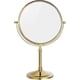 thumbnail image 1 of Freestanding Tabletop Makeup Mirror 8 Inch Double Sided 1x 3 X Magnification 360 Degree Swivel-8in,3x-golden, 1 of 4