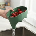 thumbnail image 6 of Wovilon Sink Strainer Elephant Shape Leftover Basket Fruit And Vegetable Washing Basket Hanging Rack Kitchen Accessories, 6 of 6
