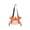 Orange, variant on Mesh Beach Bag Seashell Bag,for Sand Filter & Collect Shells,Sand Sifter Shell Collecting Tools(Red/One Size)