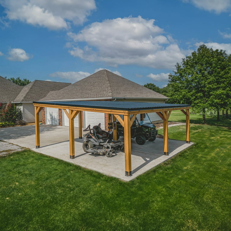 Backyard Discovery Kingsport Carport Gazebo 20'x20' with