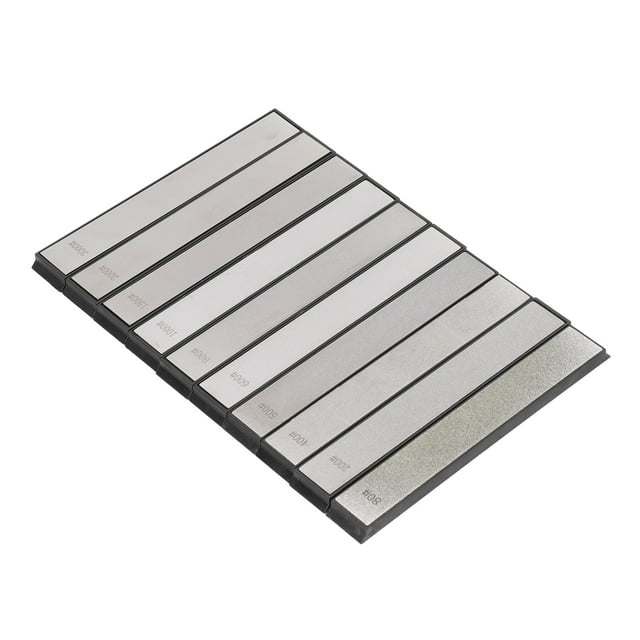 Whetstone Set, High Hardness 10PCS Lightweight Wear Resistant Sharpening Stone For Blade Repairing And Trimming