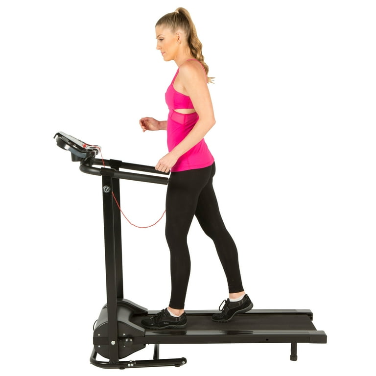 Fitness Reality TRE2500 Folding Electric Treadmill with Goal Setting Computer