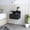 Black, variant on White Floating Nightstand with Single Drawer / Suitable for Any Home Style