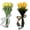Yellow, variant on Radiant Romantic Tulip Light, Twinkling LED Tulip Lamp with Adjustable Stems, Flower Shaped Night Light for Bedroom, Bedside Decor & Gift, Warm Ambient Glow (Milky White,Ten Flowers)