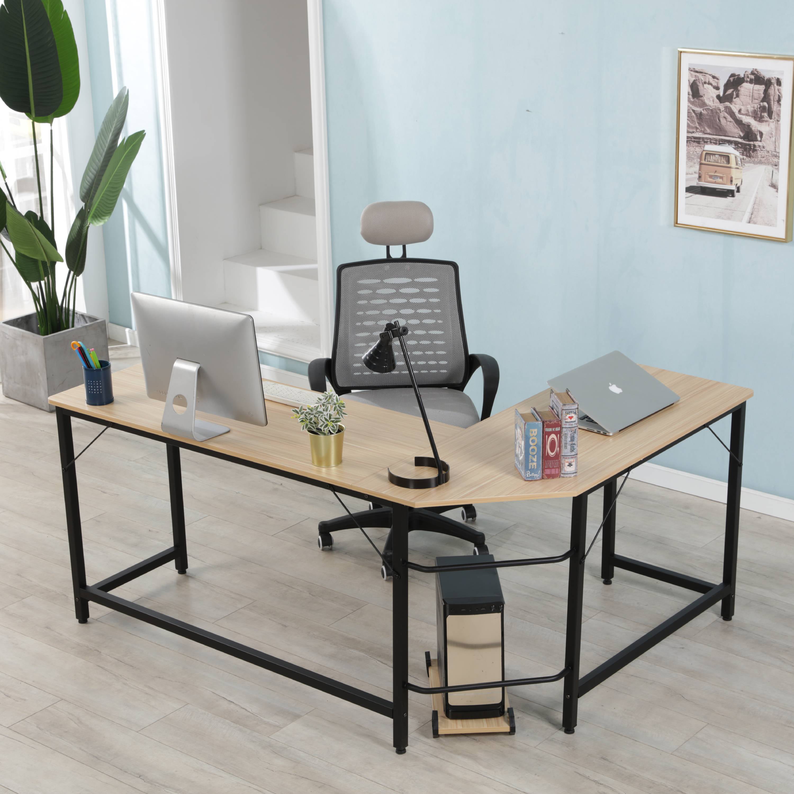 Office Studio Computer Desk for Office, 2-Piece Corner ... on {keyword}