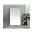 thumbnail image 2 of Metal Frame Rectangle Full Length Mirror 36x60 Inch in Silver, 2 of 10