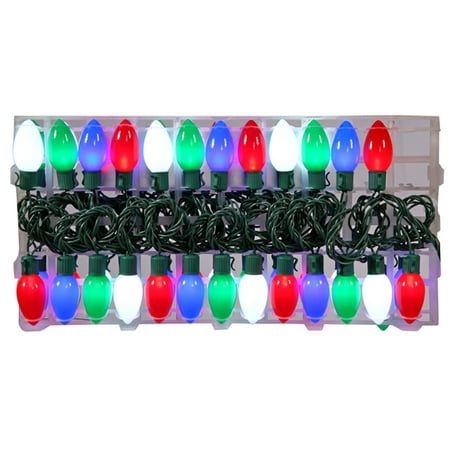set of 48 led opaque multi color c9 christmas lights 16 set of 48 led opaque multi color c9 christmas lights 16