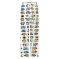 thumbnail image 4 of Whole Alphabet Abc Monogram Hand Drawn Colorful Women's Pajamas Pajama Pants Women's Sleepwear Lounge Sleep Bottoms Stretch with Pockets, 4 of 7