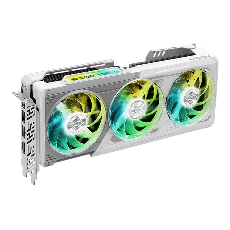 ASRock AMD Radeon RX 9070 Steel Legend Overclocked Triple Fan 16GB